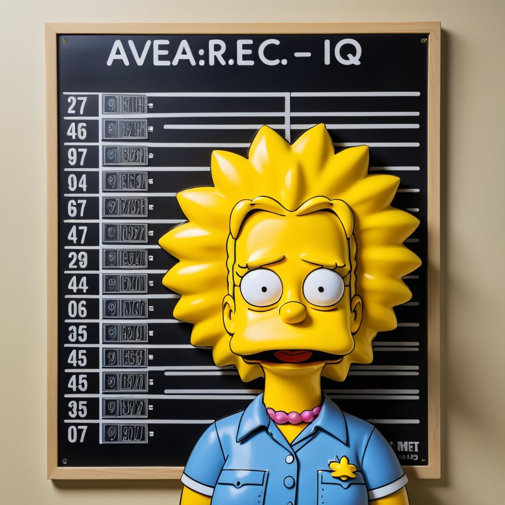 Lisa Simpson's Hilarious Mugshot Moment