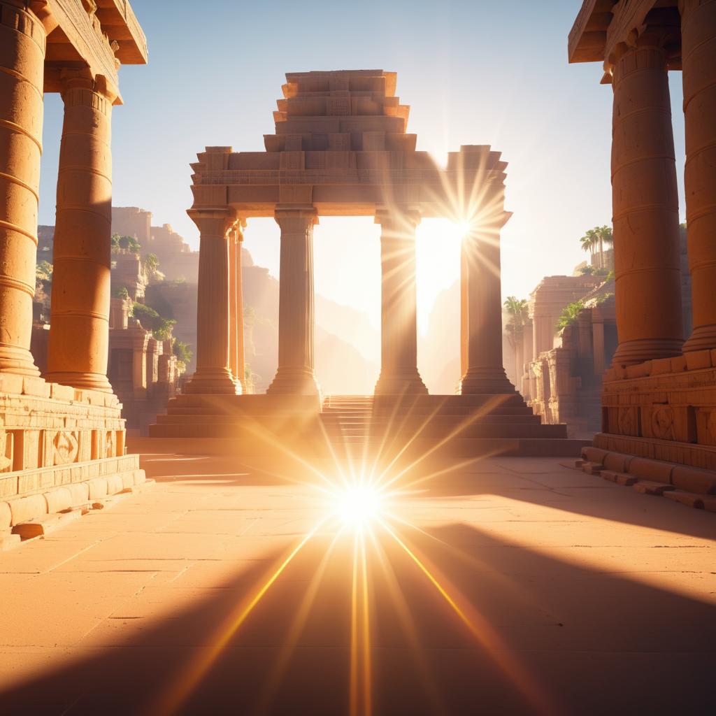 Epic Cinematic Temple Ruins Photography