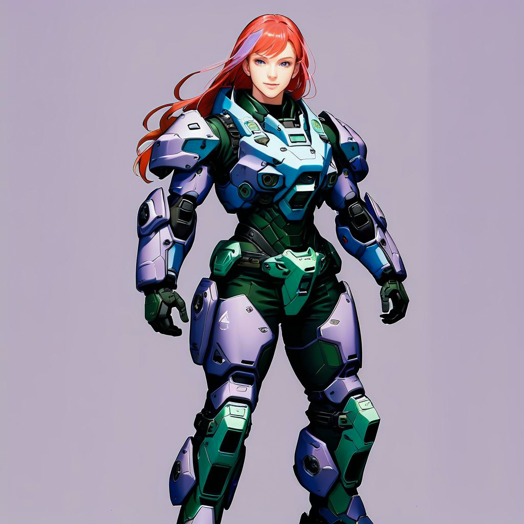 Avant-Garde Redhead in Tactical Battle Gear