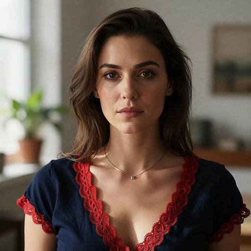 Elegant Indoor Portrait of a Woman