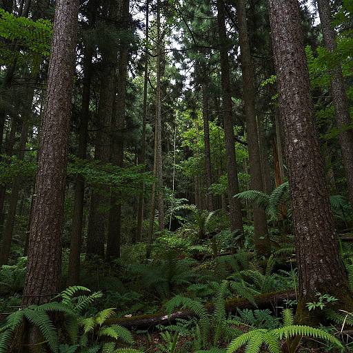 Dense Evergreen Forest Landscape