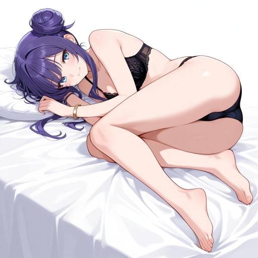 Classic Beauty in Bed with Jewelry Classic Beauty in Bed with Jewelry