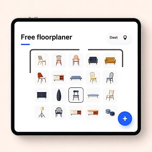 Sleek Modern Floorplanner Interface