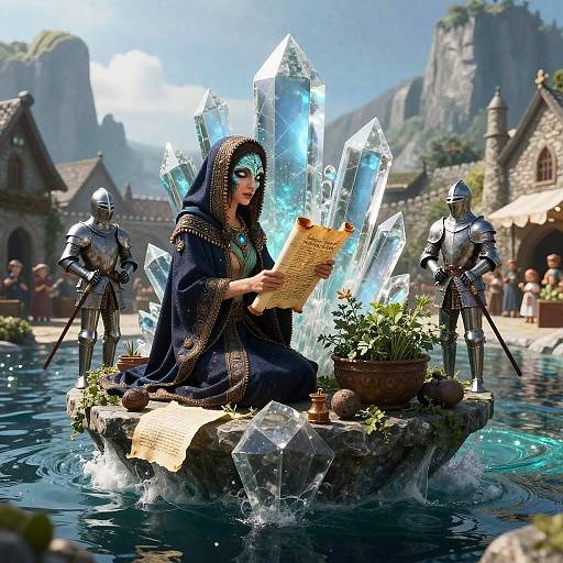 Crystal Palace Merchant and Jousting Knights