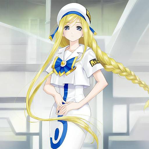 Illustration of Alicia florence, aria (manga) in the style of Happoubi jin