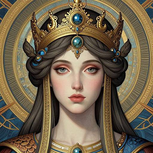Heavenly Monarch Symmetrical Portrait