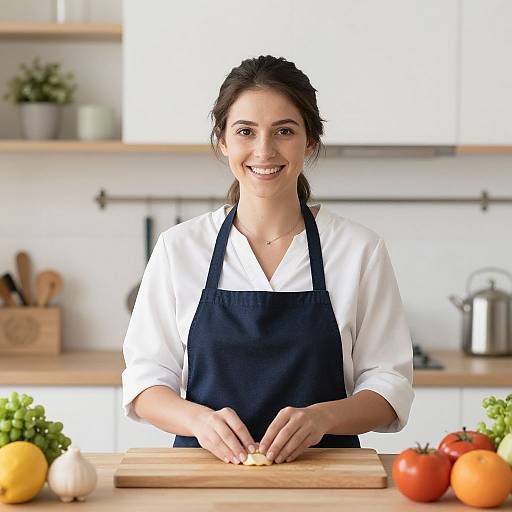 Woman in Kitchen Scene