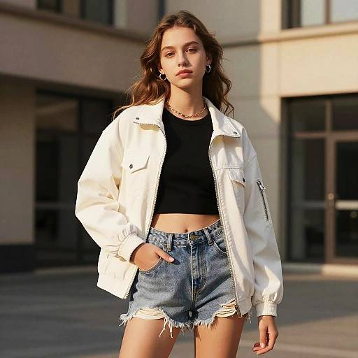 Teen Fashion Urban Golden Hour