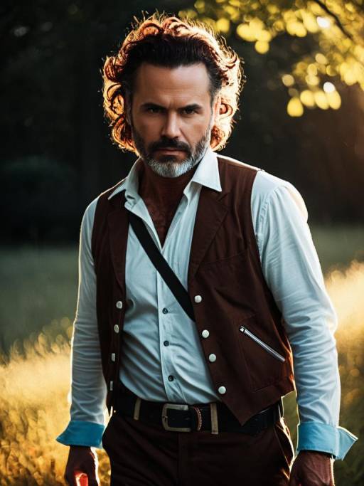 Man in Rick Taylor Cosplay Costume