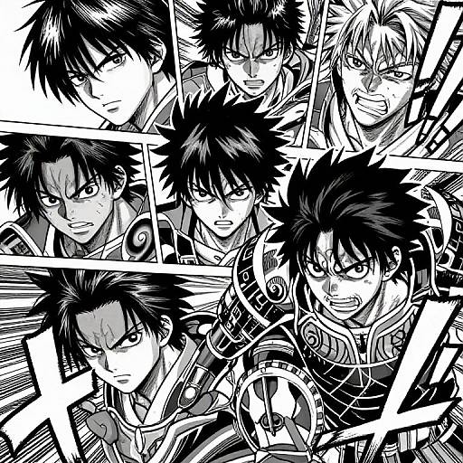 Dramatic Shonen Battle Scene