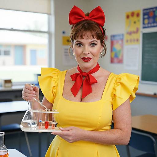 Candid Portrait of Mrs. Frizzle