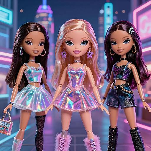 Futuristic Bratz AI Fashion Icons