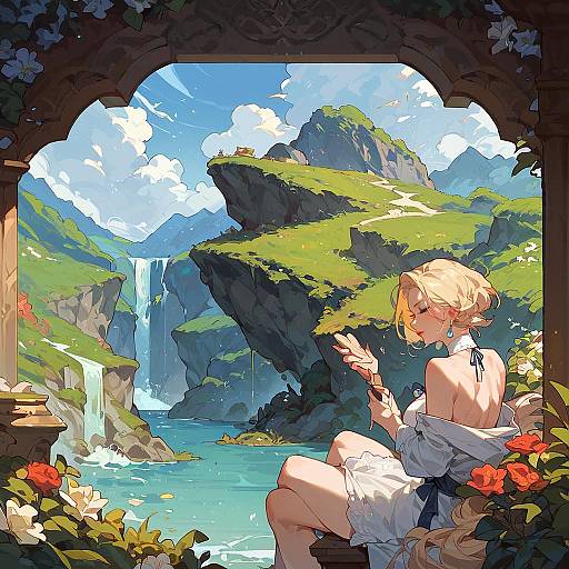 Scenic Rural Grain Silo in Detail