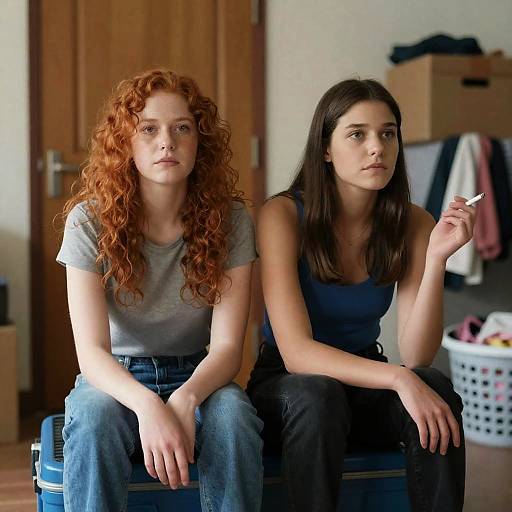 Women Relaxing in a Cozy Room