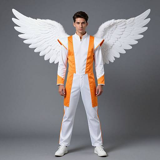 Male Angel Costume with Wings