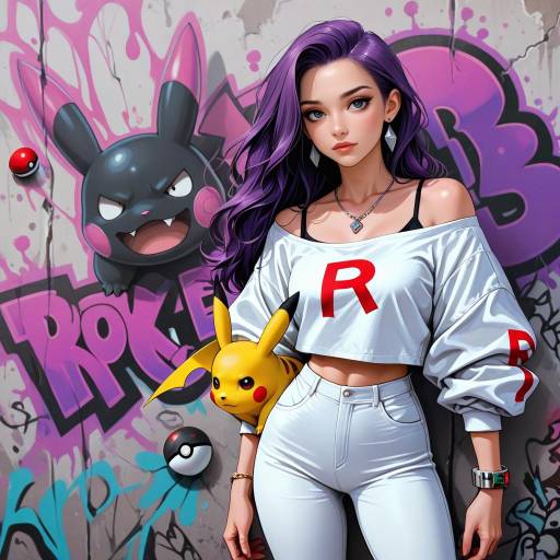 Pikachu Inspired SFW Fashion Art