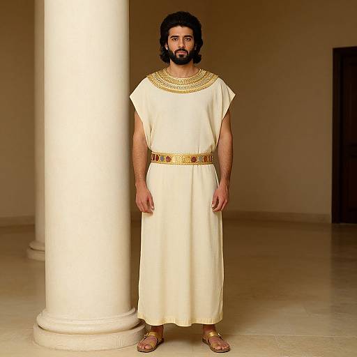 Realistic Hammurabi Costume Portrait