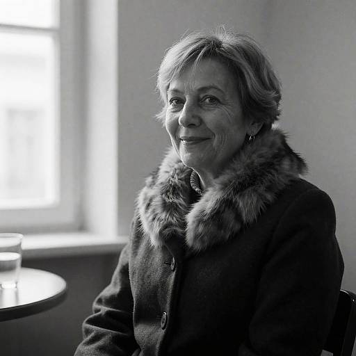 Elegant Black and White Portrait Photography