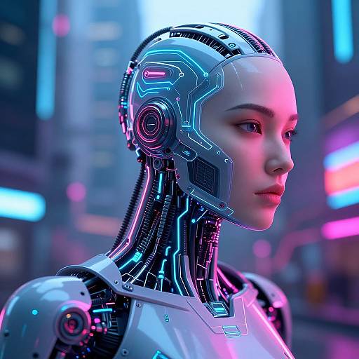 Futuristic Cybernetic Human Augmentation