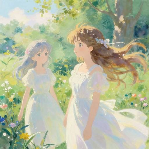 Impressionist Anime Art Fusion