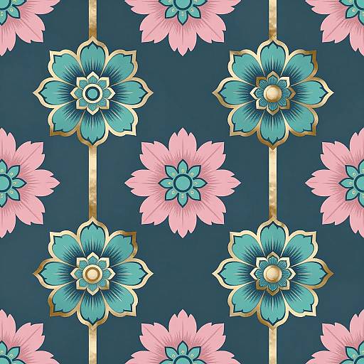 Elegant Seamless Floral Pattern Design