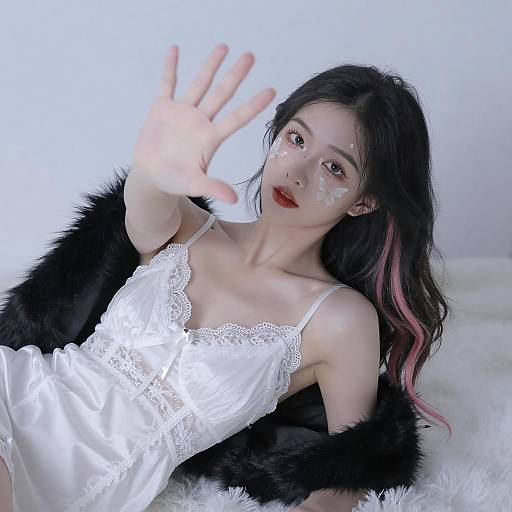 Ethereal Portrait of Asian Woman