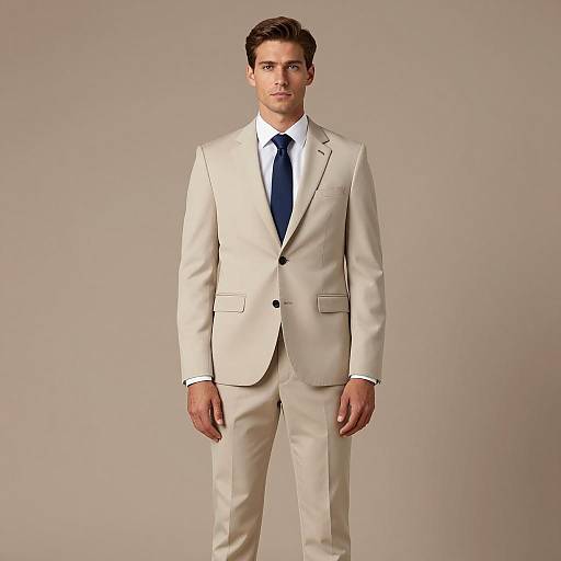 Stylish Man in Formal Attire Portrait