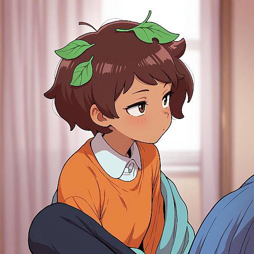 Illustration of Anne boonchuy, amphibia in the style of Fumitan (humitan)