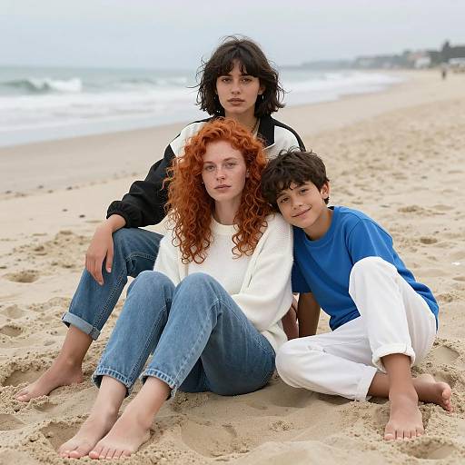 Family Fun on the Beach