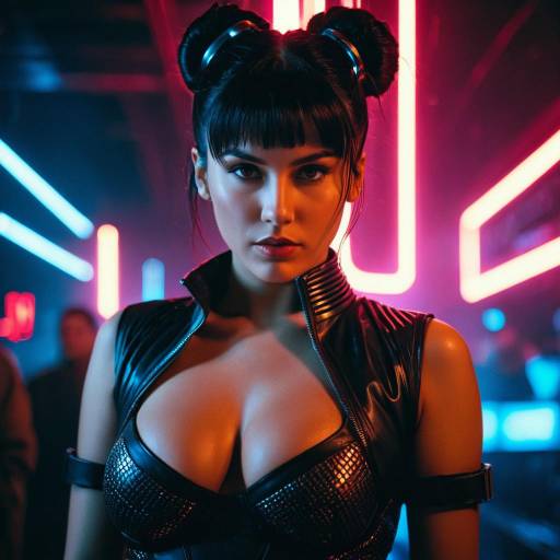 Neon Blade Runner Costume Concept Art