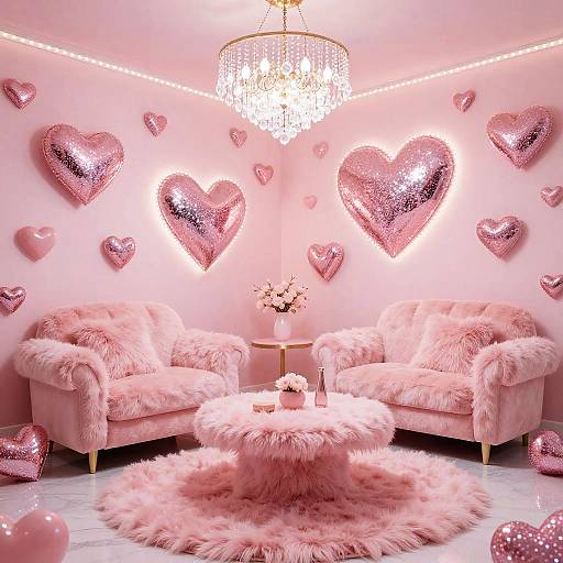 Pink Bimbo-Themed Cozy Glam Room
