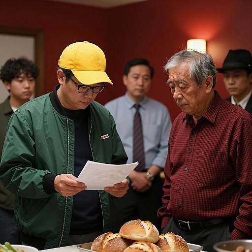 Dynamic Scene in a Red-Lit Room