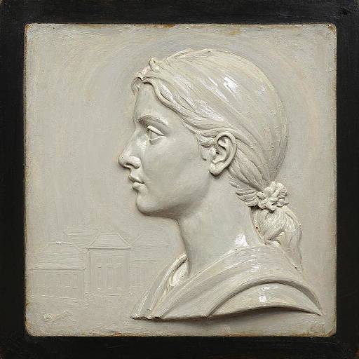 Expressive Relief Oil Painting