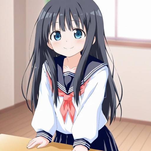 Illustration of Akebi komichi, akebi-chan no serafuku in the style of Kagerou (kers)