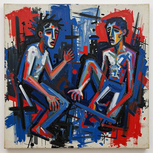 Bold Expressionist Urban Portrait