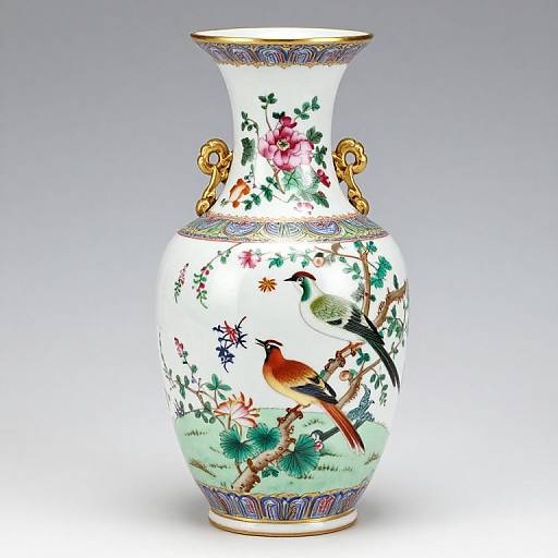 Chinese Republic Famille Rose Vase