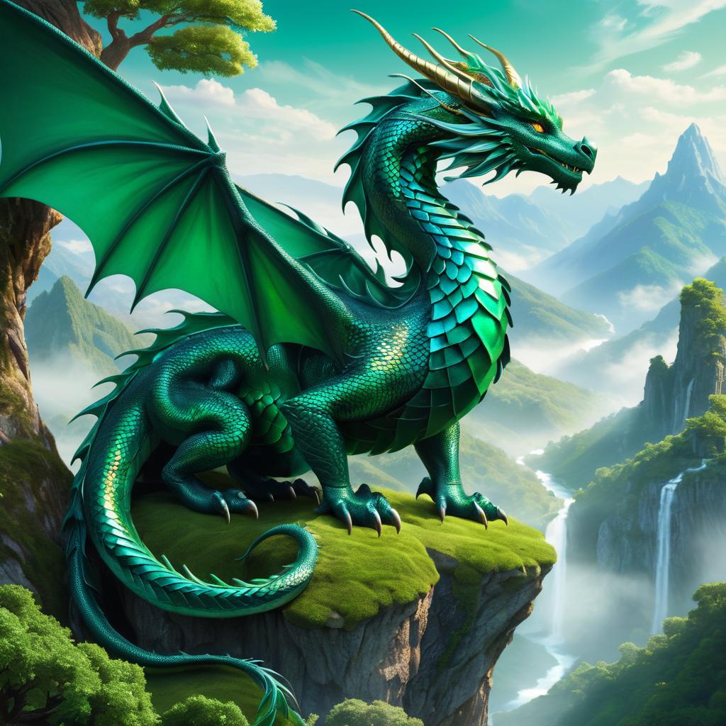 Emerald Dragon-Tree in Mystical Valley