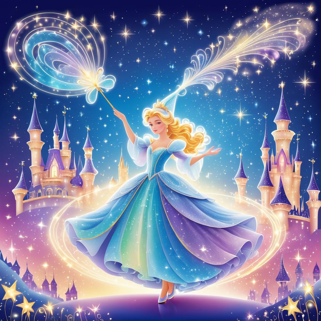 Enchanting Fairy Godmother in Magic Kingdom