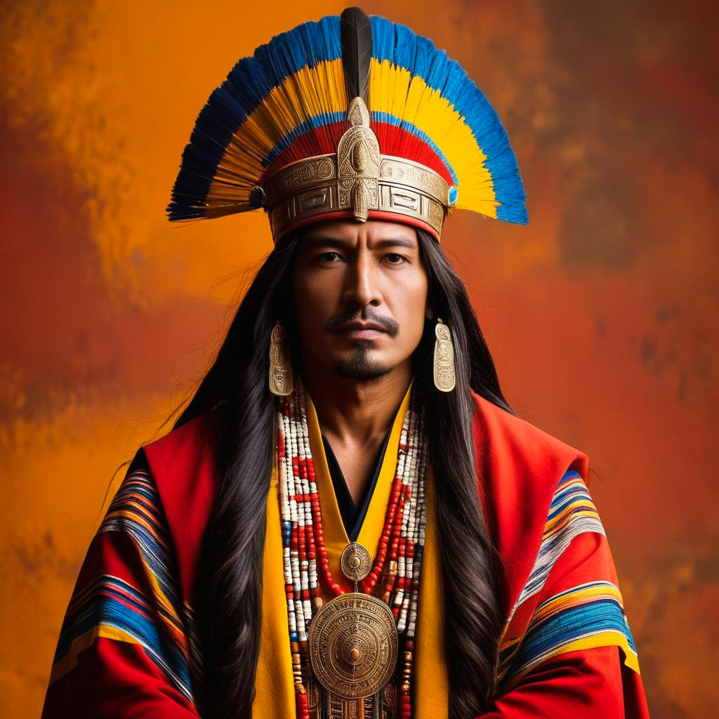 Incan Guardian in Majestic Attire