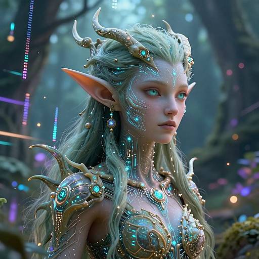 AI-Generated Enchanted Elf Character