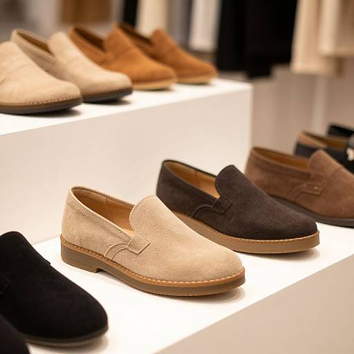 Trendy Retro Street Footwear Display