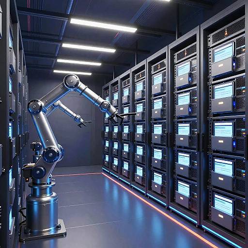 Futuristic Robotic Archive Automation