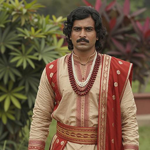 Man in Traditional Sagayan Costume