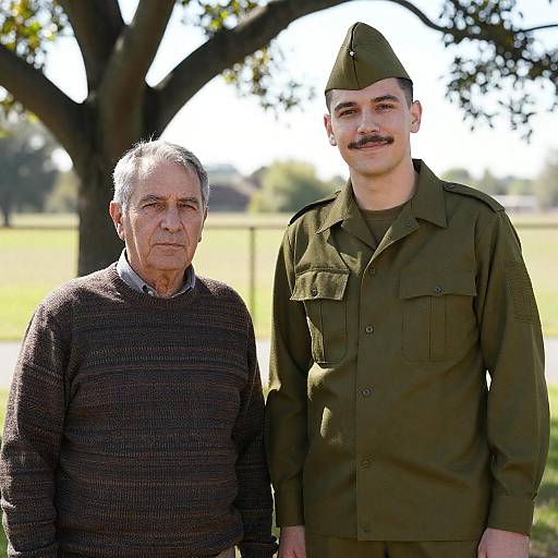 Outdoor Photograph of Two Men
