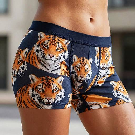 Sleek Lynx Print Modern Underwear