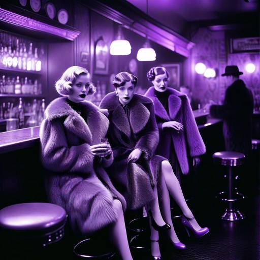 Vintage Gumshoes in 1920s Speakeasy