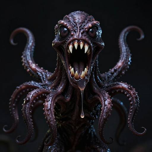 Eldritch Tentacled Horror Portrait