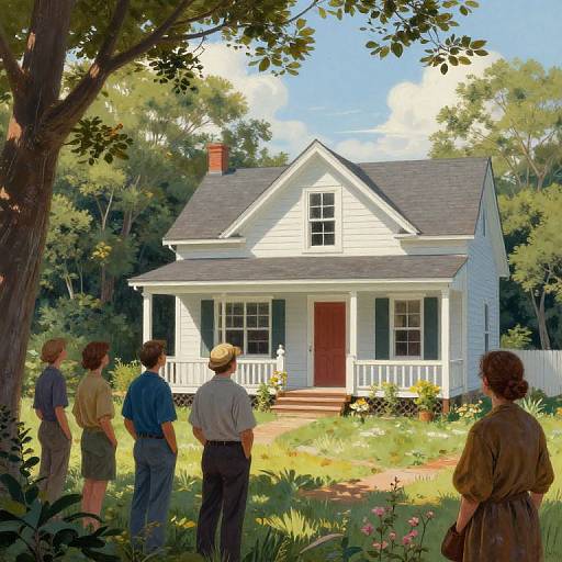 Observing the Parsonage Elevation