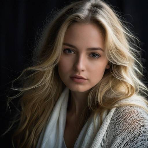 Realistic Portrait of a Young Woman