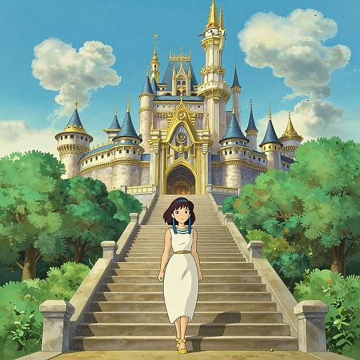 Cleopatra's Ascent to Golden Castle